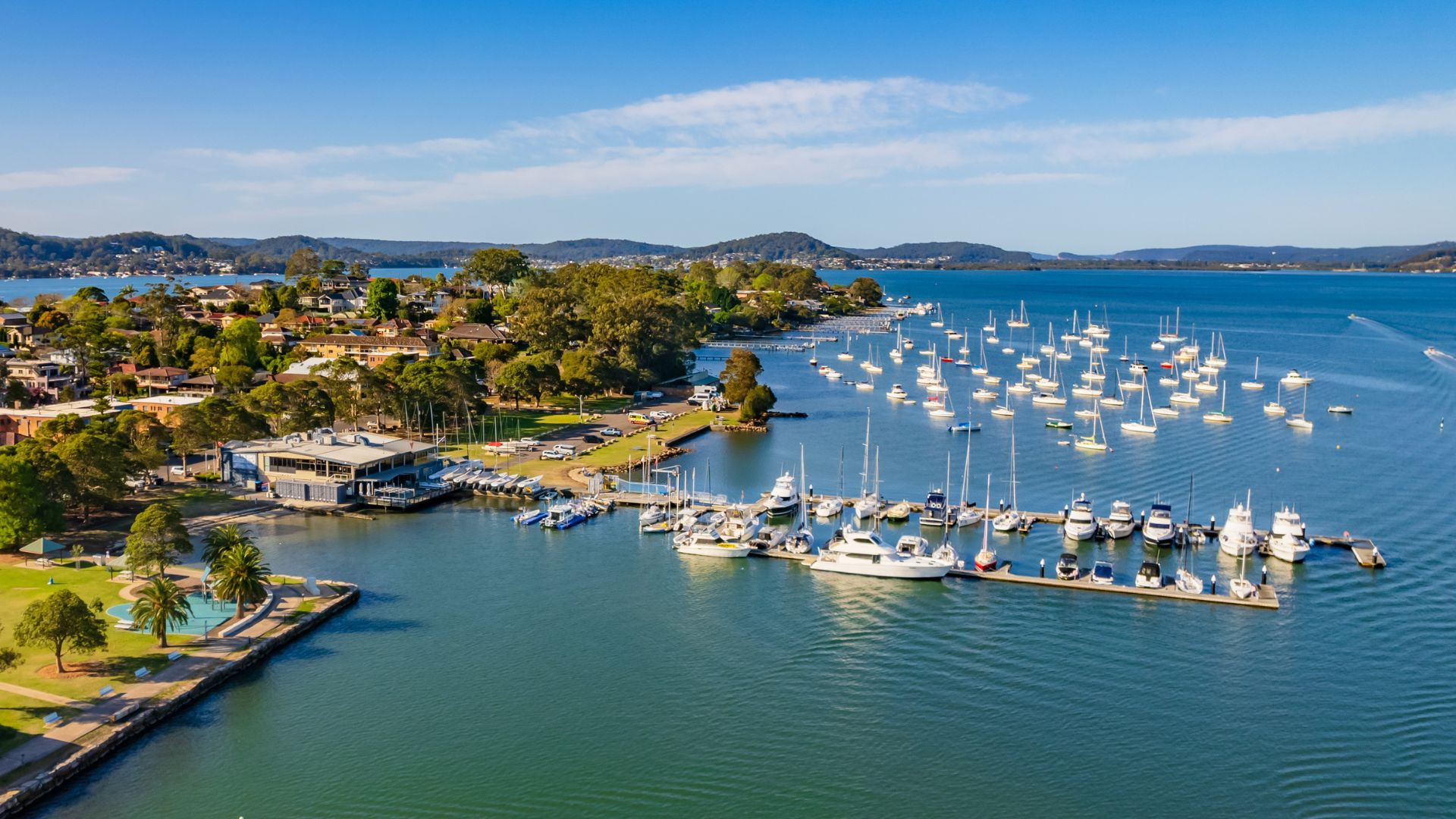 Aerial view of Gosford